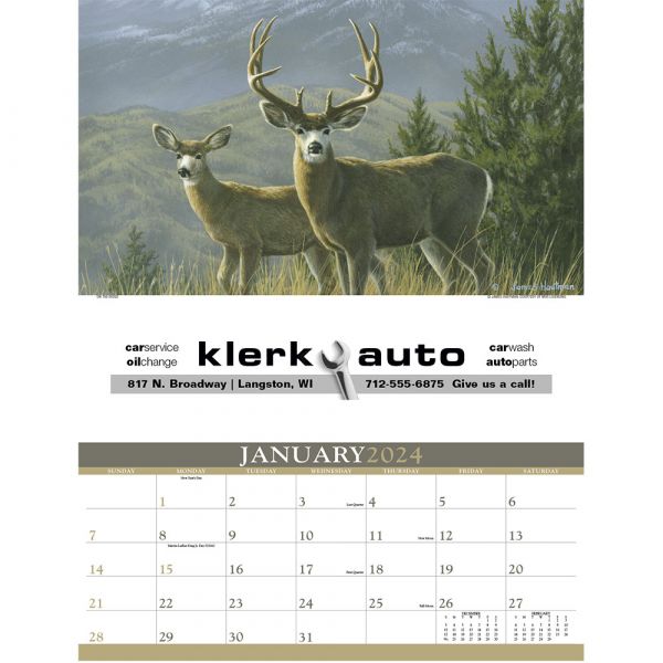 Wildlife Art by the Hautman Brothers Calendars