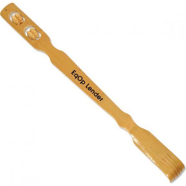 Wood Backscratcher with 2 Rollers
