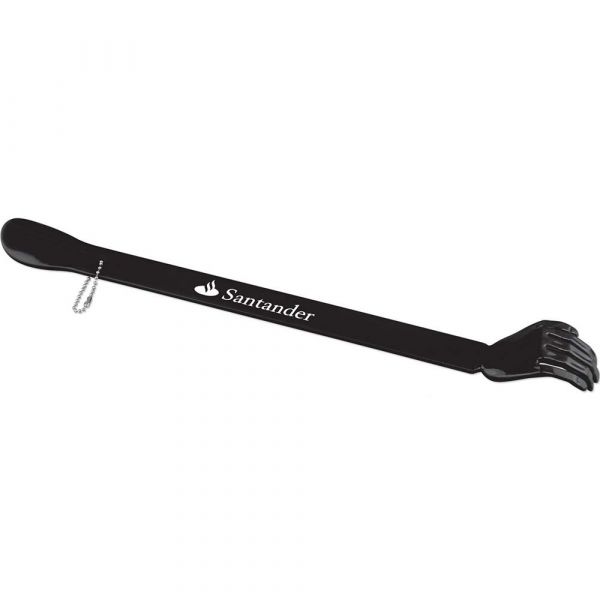Plastic Backscratcher with Shoehorn & Chains