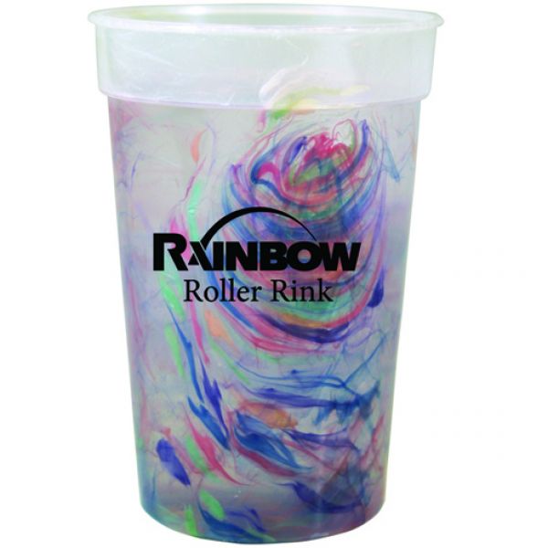 17 oz. Rainbow Confetti Mood Cups