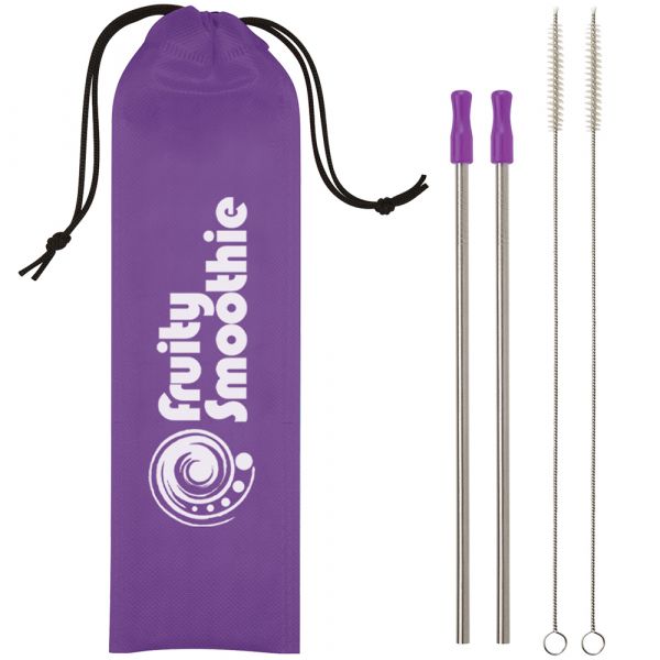 2-Pack Stainless Steel Straw Kits Thumbnail
