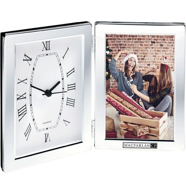Jadis I Desk Clock & Photo Frame