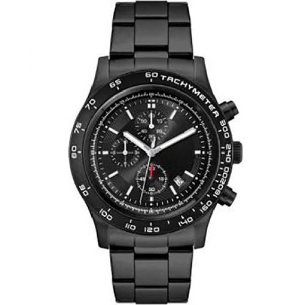 Unisex Watch Men's Chronograph Watch Brushed Silver 44mm
