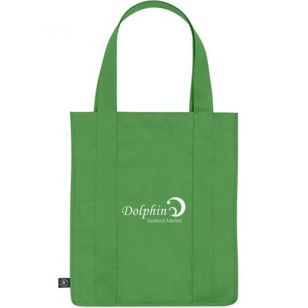 Non-Woven Shopper Tote Bag With 100% RPET Materia