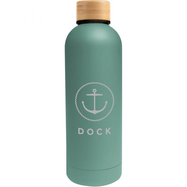17 Oz. Blair Stainless Steel Bottle With Bamboo Lid