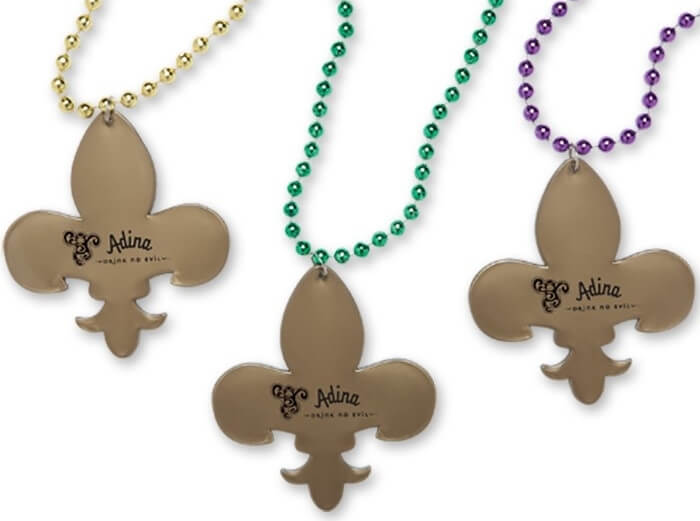 custom mardi gras beads
