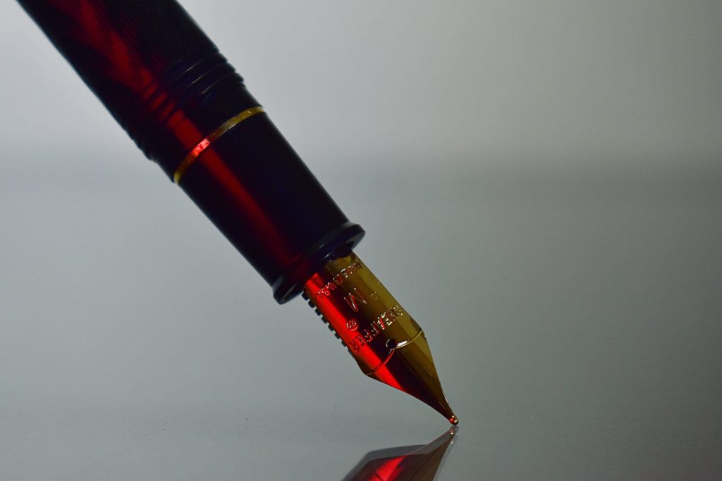 A fountain pen, possibly the best type of pen for writing