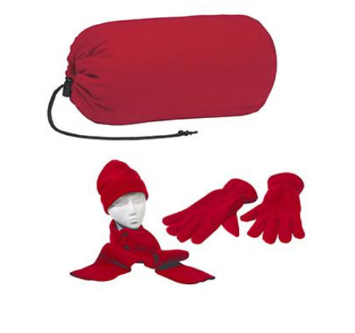 Custom red keep warm buddy set with back