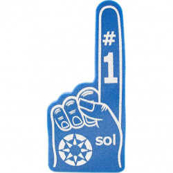 Customized foam finger with your logo for spectators of corporate sport teams