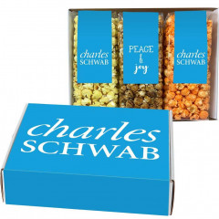 Promotional 3 Way Popcorn Gift Box (Classic Popcorn Set)