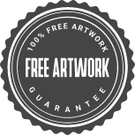 100% Free Artwork Guarantee