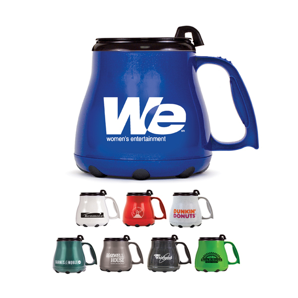 Custom Plastic Travel Mugs with Logos rushIMPRINT