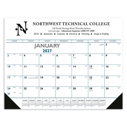 Desk Pad with Vinyl Corners